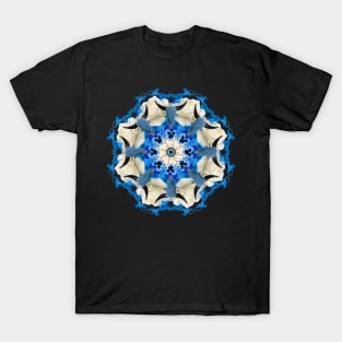 blue magic cow mandala T-Shirt